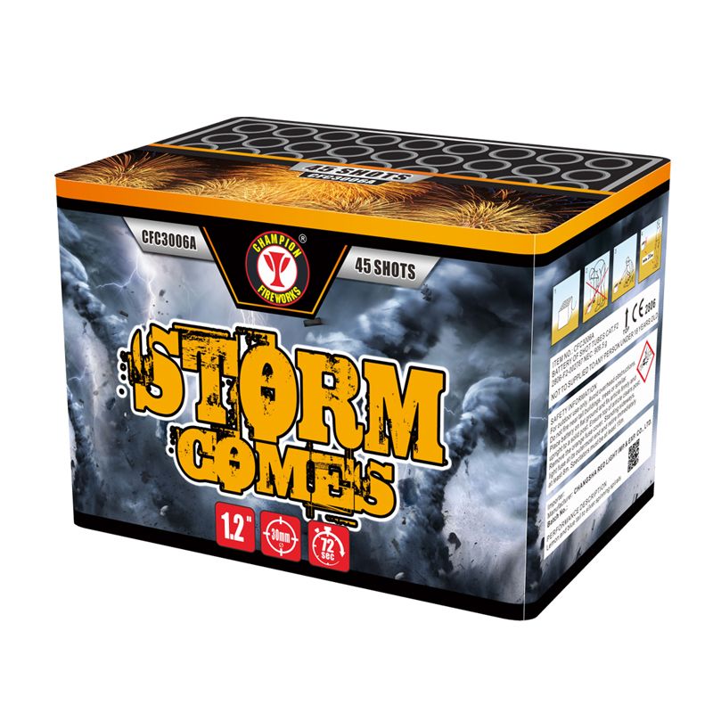 Tempesta arriva 45 colpi