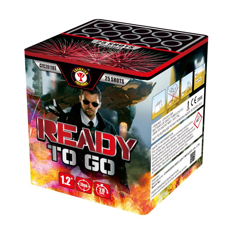 Listo para usar 25 disparos