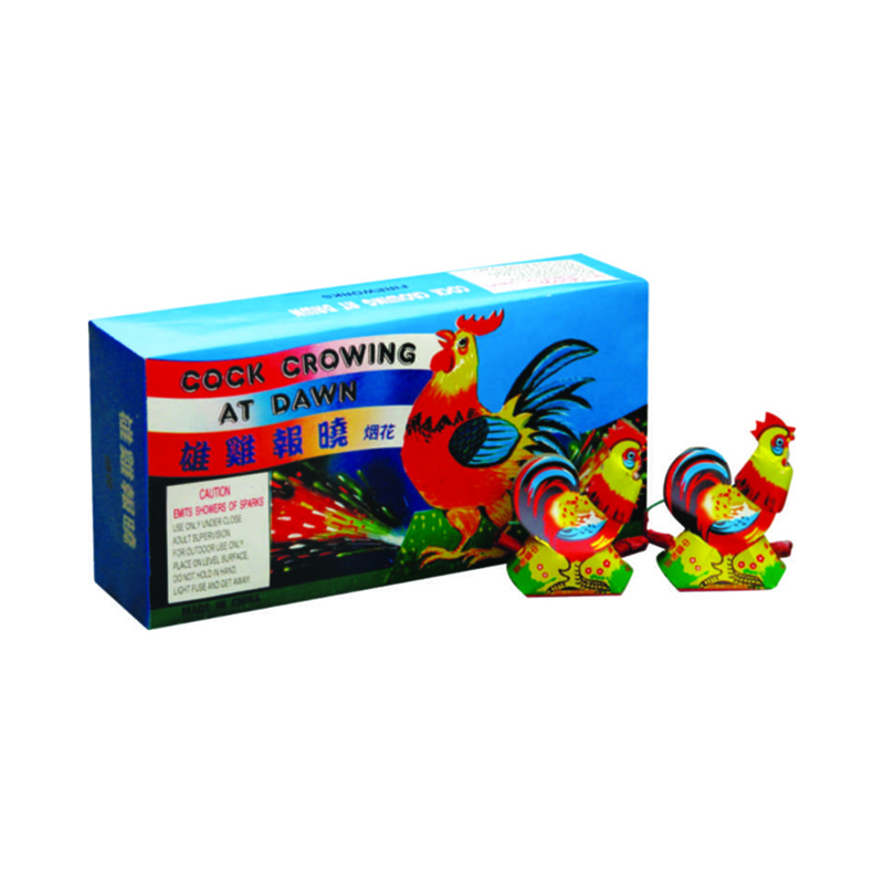 Cock Crowing At Dawn Fireworks
