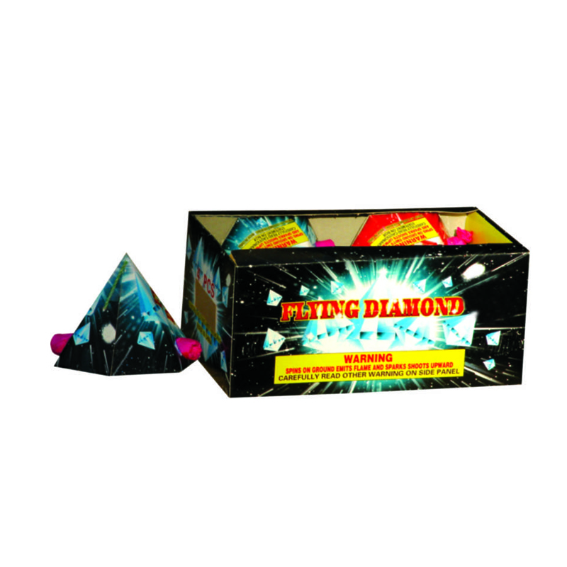 Fuochi d'artificio di diamanti volanti