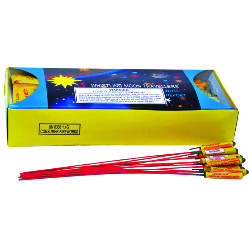 3 Razzo viaggiatore lunare fischiante