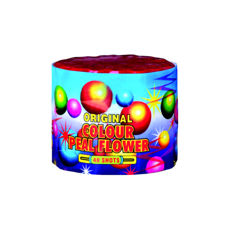 48 Schuss Farbperlen Feuerwerk