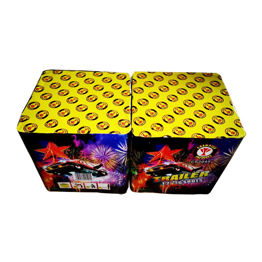 Trailer 36 Shots Cake Fireworks