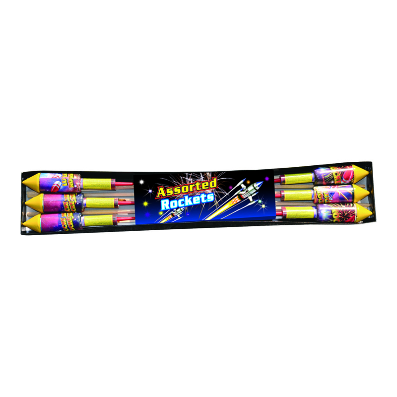 1.5 Inch Assorted Rocket Fireworks