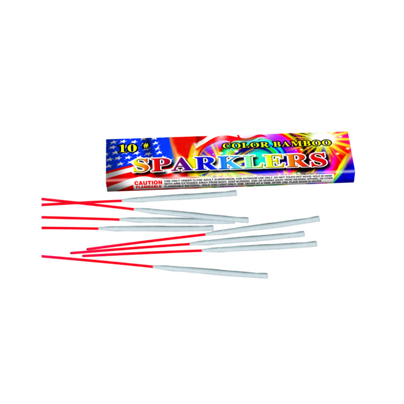 10 Inch Color Bamboo Sparklers
