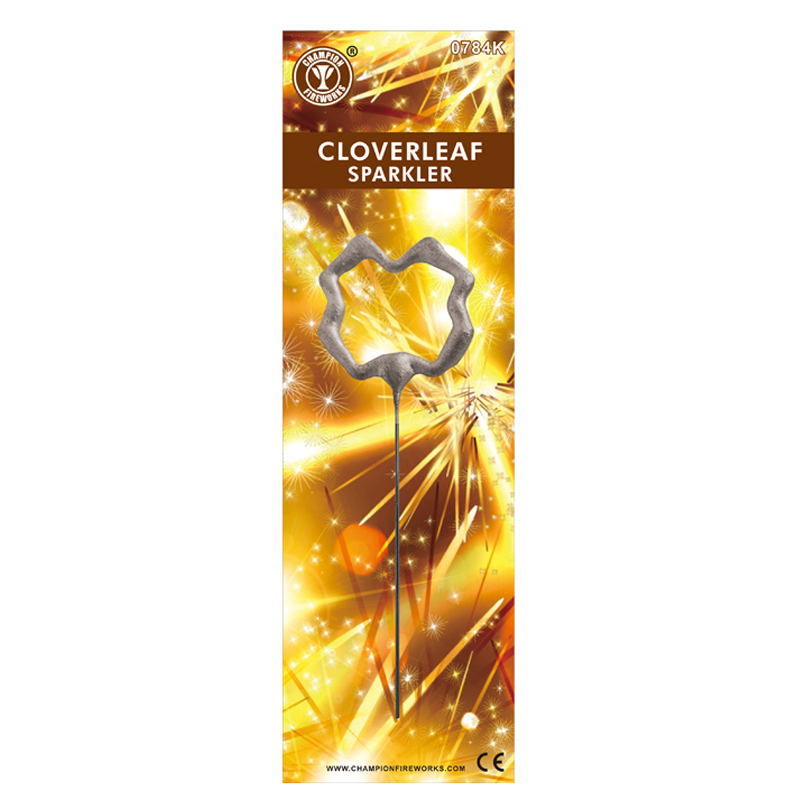 Cloverleaf Shaped Sparkler Fireworks