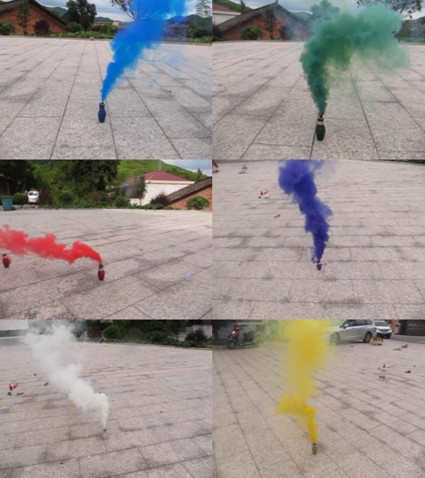 Military Pull String Color Smoke Grenade Fireworks Military Pull String Color Smoke Grenade Fireworks