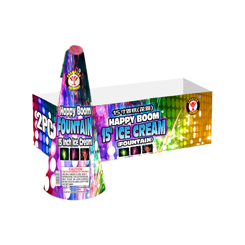 Happy Boom 15 Inci Ice Cream-Fountain